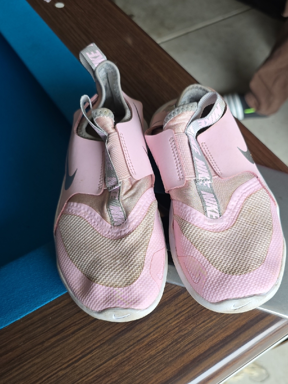 Nike Kids Pink Slip-On Athletic Sneakers